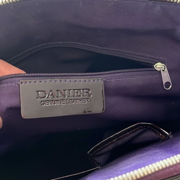 Danier “Alma” Oxblood Patent Leather Bag - Picture 6 of 13
